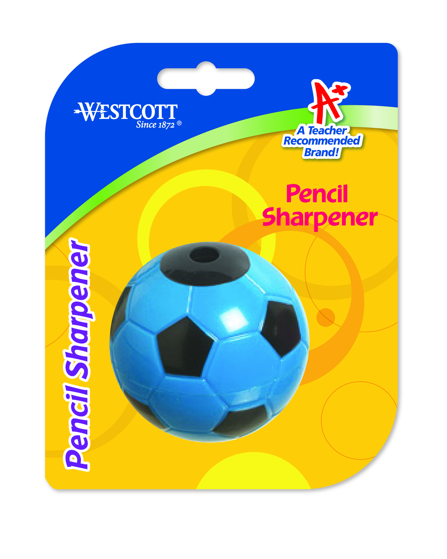 Westcott KleenEarth Soccer Ball Pencil Sharpener (15237)