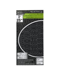 Westcott® 1" Helvetica Letters, Black