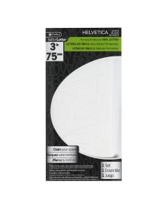 Westcott® 3" Helvetica Letters, White