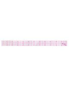 C-THRU 12" 8ths Beveled Ruler (B-60)