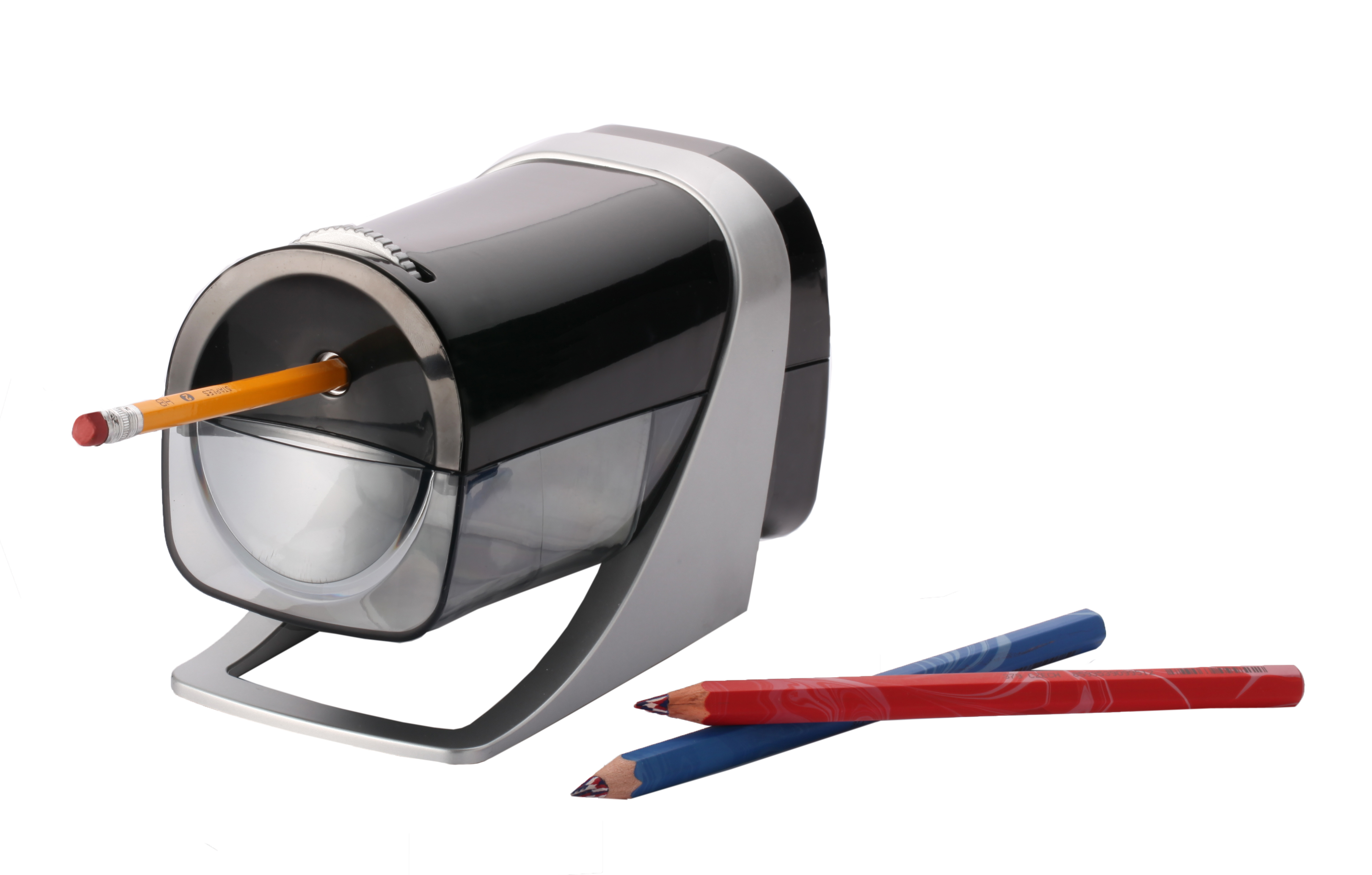 Westcott iPoint Curve Axis Electric Pencil Sharpener for School or Office (15511)