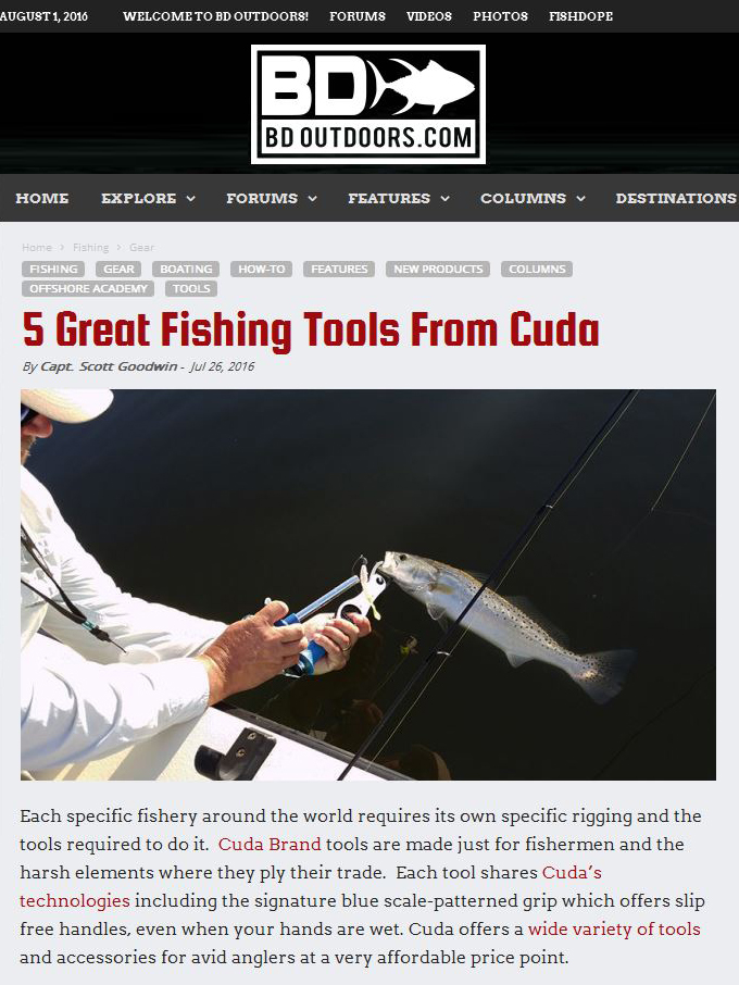 Fishing Tools Cuda 