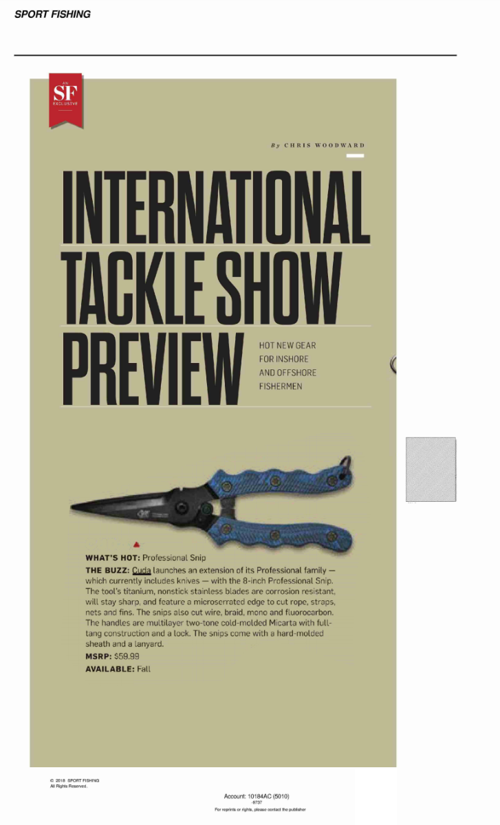 International Tackle Show Preview - Featured in Sport Fishing
